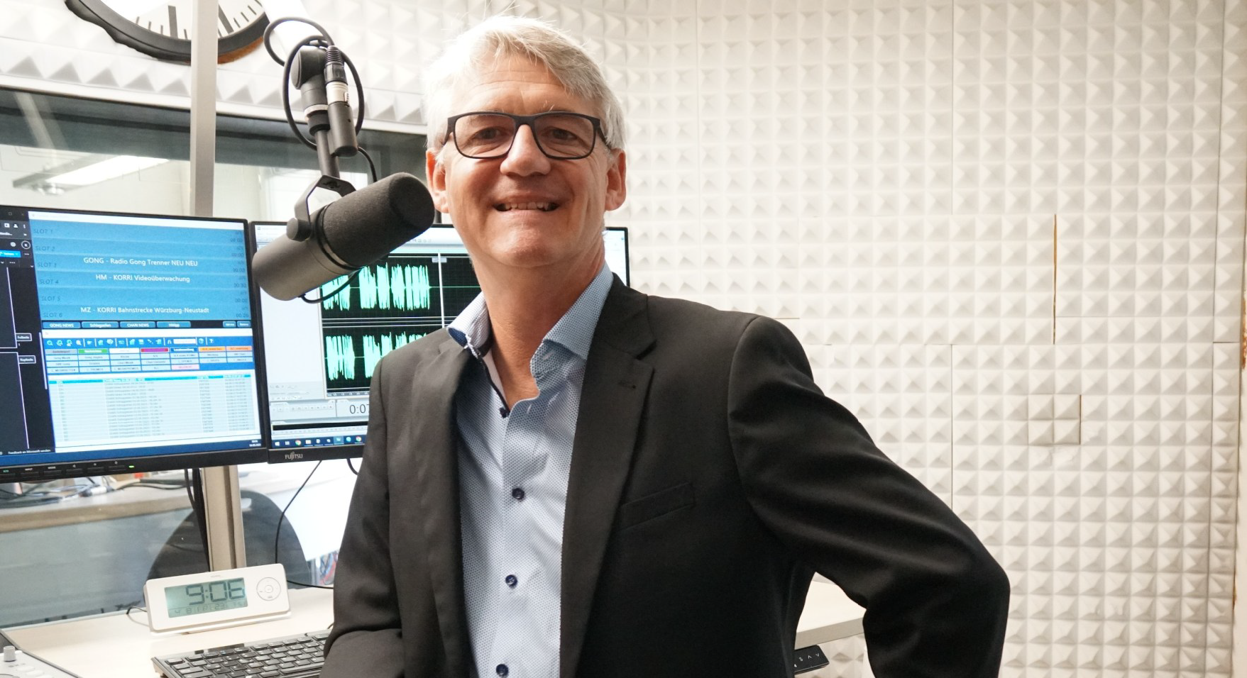 Bernd Spengler vor dem Bundesarbeitsgericht mit einem Mandanten